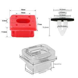 Car Door Interior Dashboard Dash Trim Moulding Clips For BMW 3 Series E46 E90 E91 E92 E93 X3 X5 E53 Auto Retainer Grommets