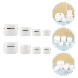 Storage Bottles 8 Pcs Cream Box Bottle Lotion Plastic Container Portable Boxes Pp Sample Containers Travel