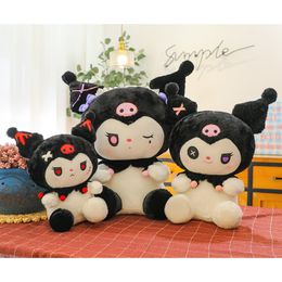 Wholesale Cute Plushie Little Devil Dark Kuromi Dolls Kawaii Plush Toys Large Doll Cartoon Stuffed Animal Doll Pillow Gifts for Kids