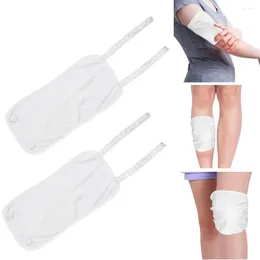 Pillow 2 Pcs Castor Oil Pack Reusable Compress Pad With Adjustable Strap Body Care Essential Conditioning Wrap For Calf Knee Arm