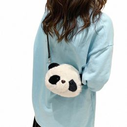 cute Plush Crossbody Bag Panda Backpacks One Shoulder Diagal Wallet Animals Toy Coin Purse Kids Birthday Gift x4WD#