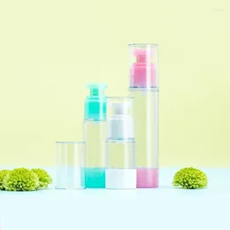 Storage Bottles 10pcs 15/30/50ml Vacuum Bottle Lotion Fine Mist Spray Cosmetics Packaging Travel Separate Empty Refillable