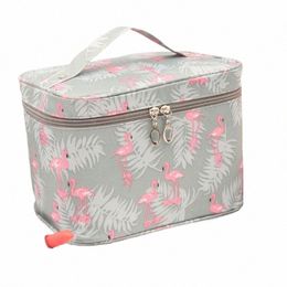 travel Waterproof Portable Women Makeup Bag High Capacity Toiletries Organiser Storage Cosmetic Cases Zipper W Beauty Pouch M6lW#