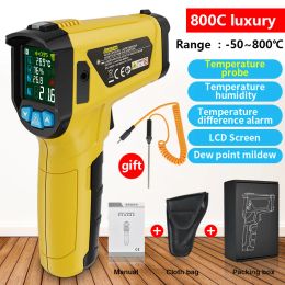 Infrared Thermometer Non-Contact Temperature Metre Gun Handheld Digital LCD Industrial Outdoor Laser Pyrometer IR Thermometer