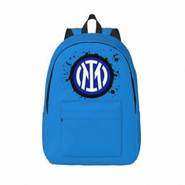 i-inter Football Backpack M-milans Logo Sport Travel Backpacks Unisex Custom Breathable School Bags Novelty Rucksack Xmas Gift 81dz#