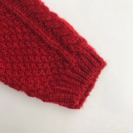 Baby Sweater Christmas Red Autum Winter Baby Boy Girl Knitted Clothes Long Sleeve Kids Toddler Cardigan Sweater Outerwear