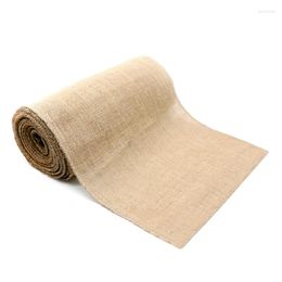 Table Mats 30CMX10M Natural Jute Burlap Dining Decor Cloth Wedding Party Decorative