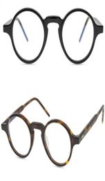 Round Optical Glasses Brand Eyeglasses Frames Men Women Fashion Vintage Plank Spectacle Frame Small Myopia Glasses Eyewear2721324