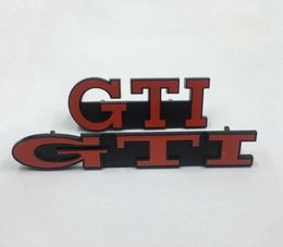 Car Accessories Front Grille Emblem 3D GTI Grill Badge sticker For VW Golf MK2 MK3 GTI7944967