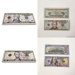 50 size USA Dollars Party Supplies Prop money Movie Banknote Paper Novelty Toys 1 5 10 20 50 100 Dollar Currency Fake Money Child2872861QSS5
