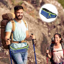 Outdoor Bags Slim Waist Pack With 3 Pockets Multi-functional Sports Waterproof Fanny For Men Women