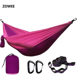 Hammocks Dropshipping Parachute Camping HammockOutdoor Garden Hammocks Double Person Portable Swing Hammock