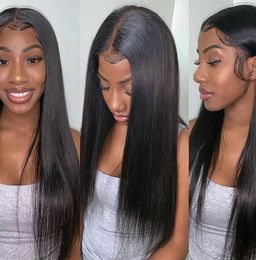 Body Wave Lace Frontal Wig Pre Plucked with Baby Hair Remy Brazilian 13x6 Straight Full Lace Human Hair Wigs6844701
