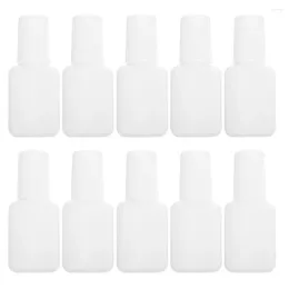 Storage Bottles 22pcs Empty Nail Polish Jars Container 10ml Base Bottle