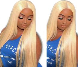 30 32 34inch 613 Blonde Lace Front Human Hair Wigs 13x4 13x1 Lace Human Hair Wigs Body Wave Straight Lace Front Human Hair Wigs8317355