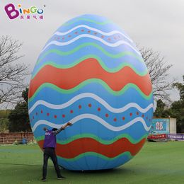 2.5M 3M 8M Height Outdoor Giant Inflatable Colorful Cartoon Easter Eggs Balloons Model For Event Advertising Festival Decoration With Air Blower Toys Sports