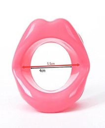 Sex Toys Rubber Opening Mouth Gag Sexy Lip Oral Sex Gag Bondage Restraints Fetish Slave Tools Adult Sex Products Pink Shi1842459
