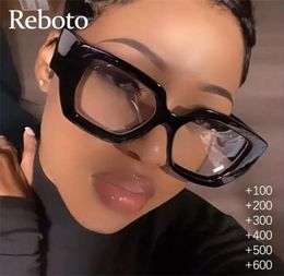 Sunglasses Brand Prescription Reading Glasses Frame Oversized Square Computer Transparent Women Eyeglasses Female Big Optical Eyew7563819