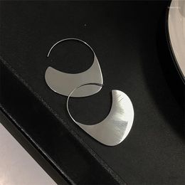 Hoop Earrings Non-Tarnish Titanium Steel Geometric Sun Hat Design Female Earring For Women Minimalist Waterproof Hypoallergenic Swirl Ear