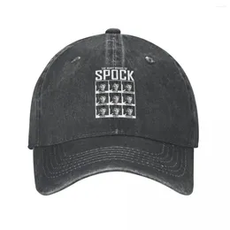 Ball Caps Stars Treks Moods Of Spock Unisex Baseball Cap Distressed Cotton Hat Outdoor All Seasons Travel Unstructured Soft Sun