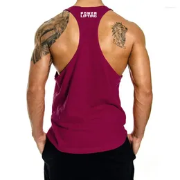 Men's Tank Tops European And American Cotton Workout Gym Top Muscle Sleeveless Sportswear Bodybuilding Training Fashion Sports Shirts