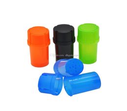 New Plastic tobacco spice Grinder herb Grinder Crusher Smoking 40mm diameter 3parts Tobacco Smoking Accessories vs metal grinder4115956