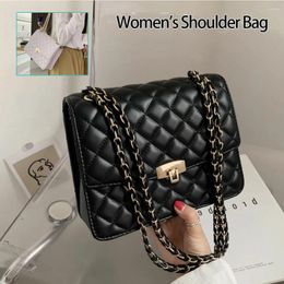 Shoulder Bags Fashion Women's Women Chain PU Quilted Bag Ladies Messenger Crossbody Purses Handbag Sling