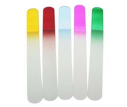 10PCS Colour GLASS NAIL FILES CRYSTAL NAIL BUFFER NAIL CARE 77quot 195CMNF0199451980