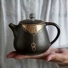 Teaware Sets Creative Rust Glazed Teapot Coffeeware Teaware Puer Tea Sets Pot for Tea Ceremony Set Yixing Clay Kettle Teapots Teeware Teware