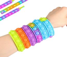 Anti-stress Bracelet for Kids and Adults Part Favor Stress Relief Sensory Toy Push Bubbles s2479827