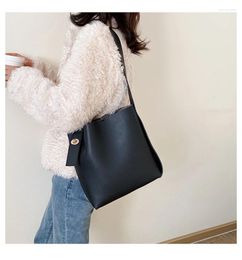 Shoulder Bags Bag Female 2024 Trendy Korean Version Of The Wild One-shoulder Messenger Fashion Casual Bucket Bagg
