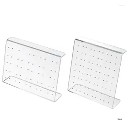 Jewelry Pouches 50/80 Holes Earrings Display Stand Showcase For Selling Retail Shop