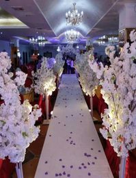 5ft Tall white Artificial Cherry Blossom Tree Roman Column Road Leads For Wedding Mall Opened Props3408656