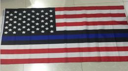 USA Thin Blue Flag 3ft x 5ft Polyester Banner Flying 150 90cm Custom flag4641508