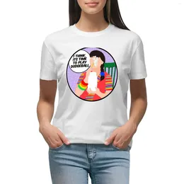 Women's Polos Miss Lippy T-shirt Hippie Clothes Female Clothing Cute Woman Fashion