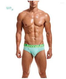 Underpants Teenagers U Convex Pouch Underwear For Men Sports Comfort Brief Panties Student Cotton Mid Waist Large Size Sexy Bottom Lingerie