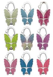 Hook Butterfly Handbag Hanger Glossy Matte Butterfly Foldable Table for Bag Purse8154185