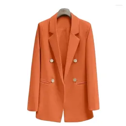 Women's Suits Women Fashion Blazer Loose Notched Coat Oversized Jacket M-XXXL Long Sleeved Tops Office Lady Blazers Streetwear
