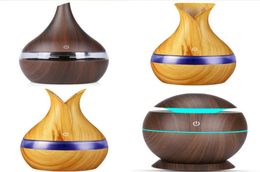 300ml USB Aroma Diffusers Mini Ultrasonic Air Humidifier Vase Shape Atomizer Aromatherapy Essential Oil Diffuser for Home Office9495377