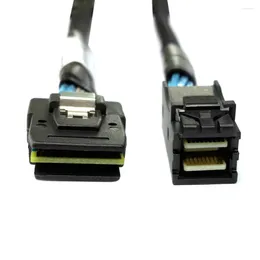 Computer Cables CY Internal Mini SAS SFF-8087 To High Density HD SFF-8643 Data Server Hard Disc Raid Cable 50cm