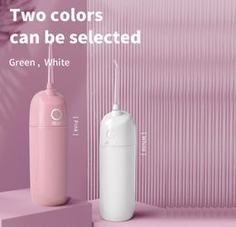 Seago Portable Oral Irrigator Dental Water Flosser USB Rechargeable 5 Jet Nozzles 190ML Vacuum Tank Waterproof Teeth Cleaner6949659