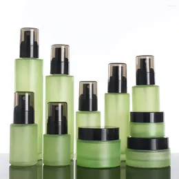 Storage Bottles Glass Hair Mask Container 50g Frosted Refill Packaging Cosmetics Eye Cream Jar 1.7oz Wholesale