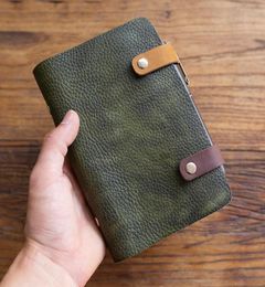 Handmade Vintage Traveler039s Journal Notebook Genuine Leather Retro Note Book Diary Cowhide Sketchbook Christmas Gift6583432