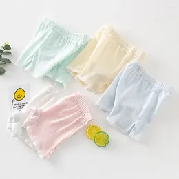 Shorts Kids Girls Safety Summer Cotton Underpants Solid Colour Girl Leggings Toddler Pants Children Underwear 3-12Years