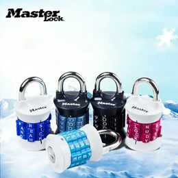 Master Lock 1535D Mini Number Combination Padlock Security Travel Luggage Gym Letter 240429