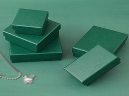 Gift Wrap Creative Box Dark Green Packaging Wedding Party Pendant Earrings Jewellery Birthday Romantic Surprise Supplies7933730