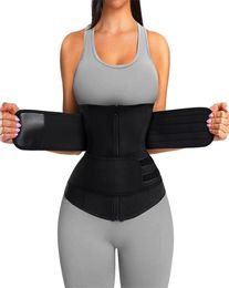Workout Waist Trainer Corset for Women 7 Steel Bones Neoprene Sauna Sweat Trimmer Cincher Slimming Body Shaper Belt Girdle 2201088529143