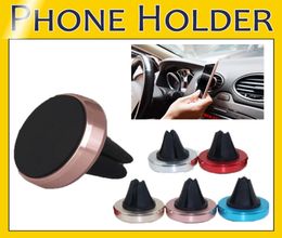 Universal Car Mount Air Vent Magnetic Mobile Phone Holder For Samsung Smartphone with Retail Package9930696