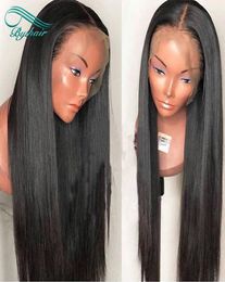 360 Lace Front Human Hair Wigs Brazilian Virgin Hair Silky Straight Preplucked Bleached Knots Human Hair 360 Lace Wigs With Baby 5313274