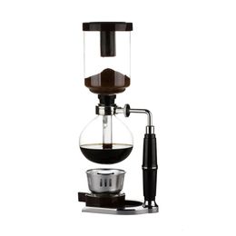 Glass Plastic Syphon Coffee Machine Pot Home DIY Philtre Manual Coffeemaker 240423